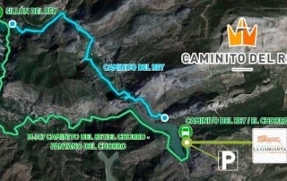 El Caminito del Rey CTR La Garganta parking