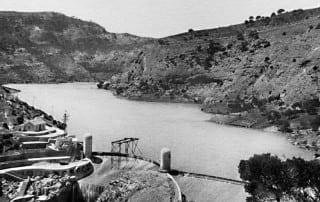 Presa del Embalse del Gaitanejo Foto Antigua