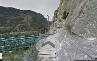 Street View del Caminito del Rey