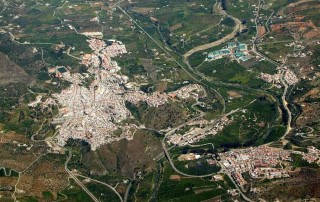 Vista aérea de Álora