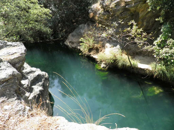 Charco Largo del Dique, la zona ideal del baño