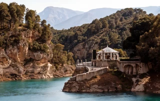 Pantano de El Chorro Málaga o Embalse Conde de Guadalhorce