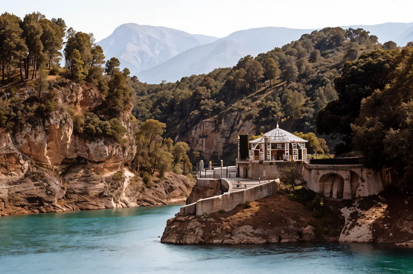 Pantano de El Chorro Málaga o Embalse Conde de Guadalhorce